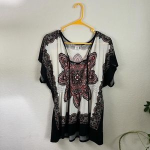 Claudia Richard "Tie Front" Top